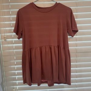 soft cute maroon shirt